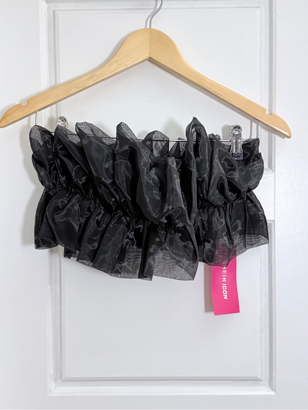 SHEIN ICON NWT Ruffle Crop Top XS